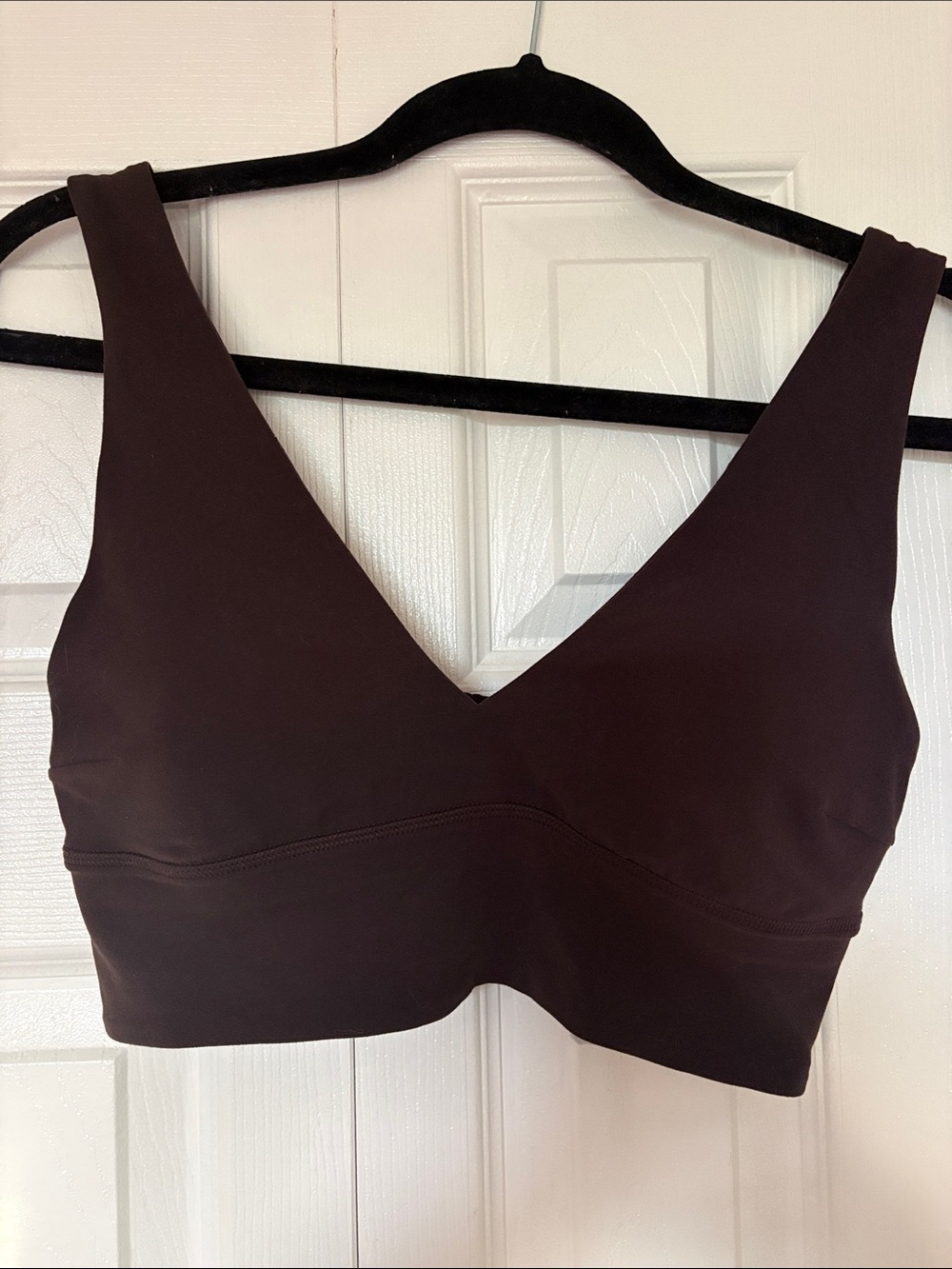 Lululemon Align V-Neck Bra Espresso Brown Size 6